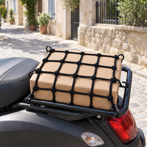 Filet élastique pour porte-bagages