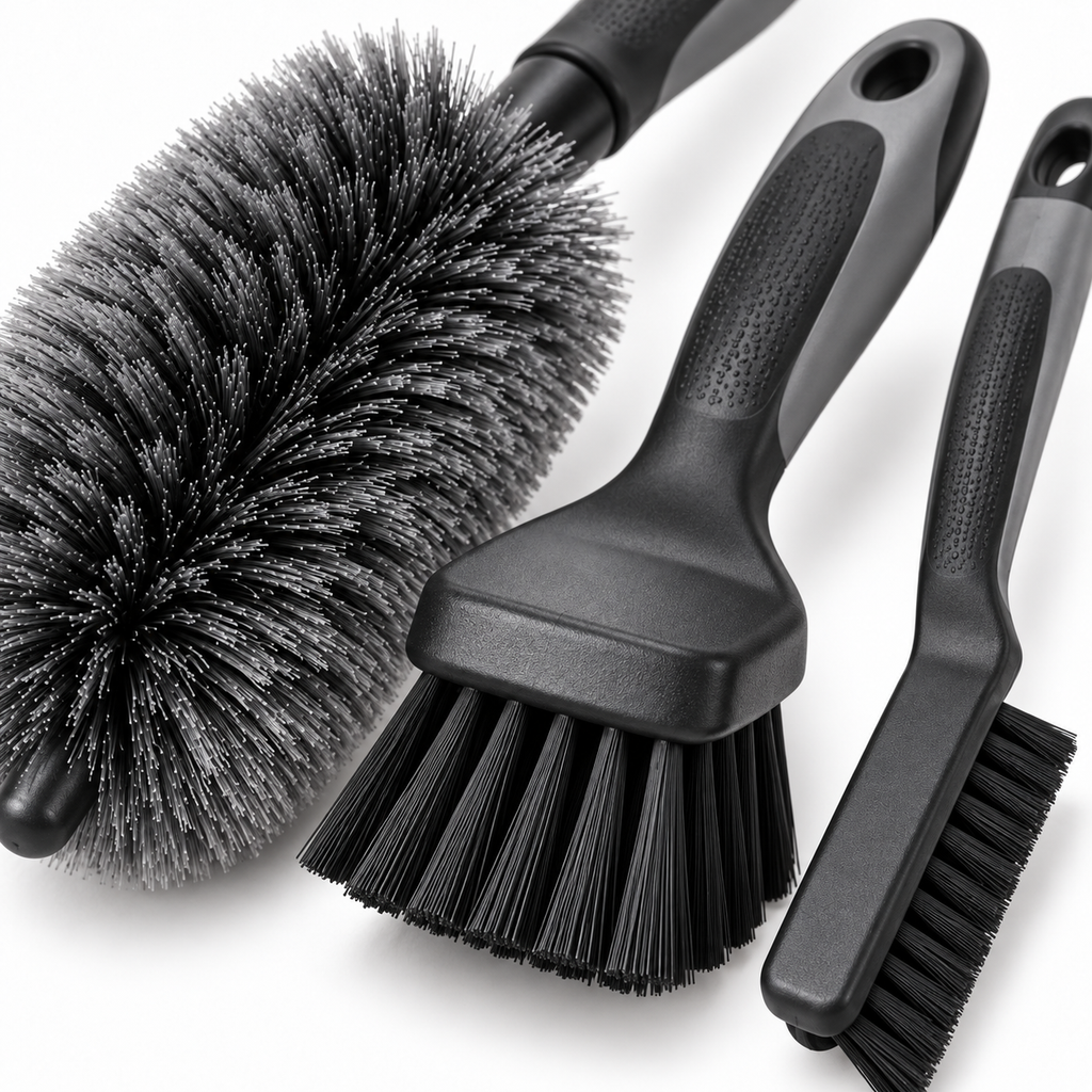 Kit de 3 brosses de nettoyage pour scooter