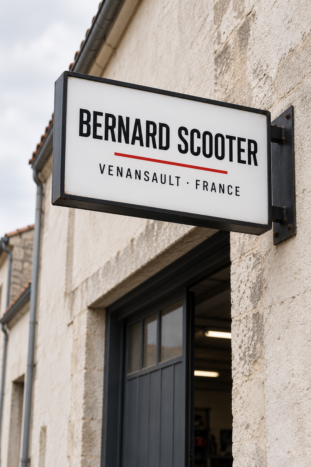 Bernard Scooter à Venansault en France